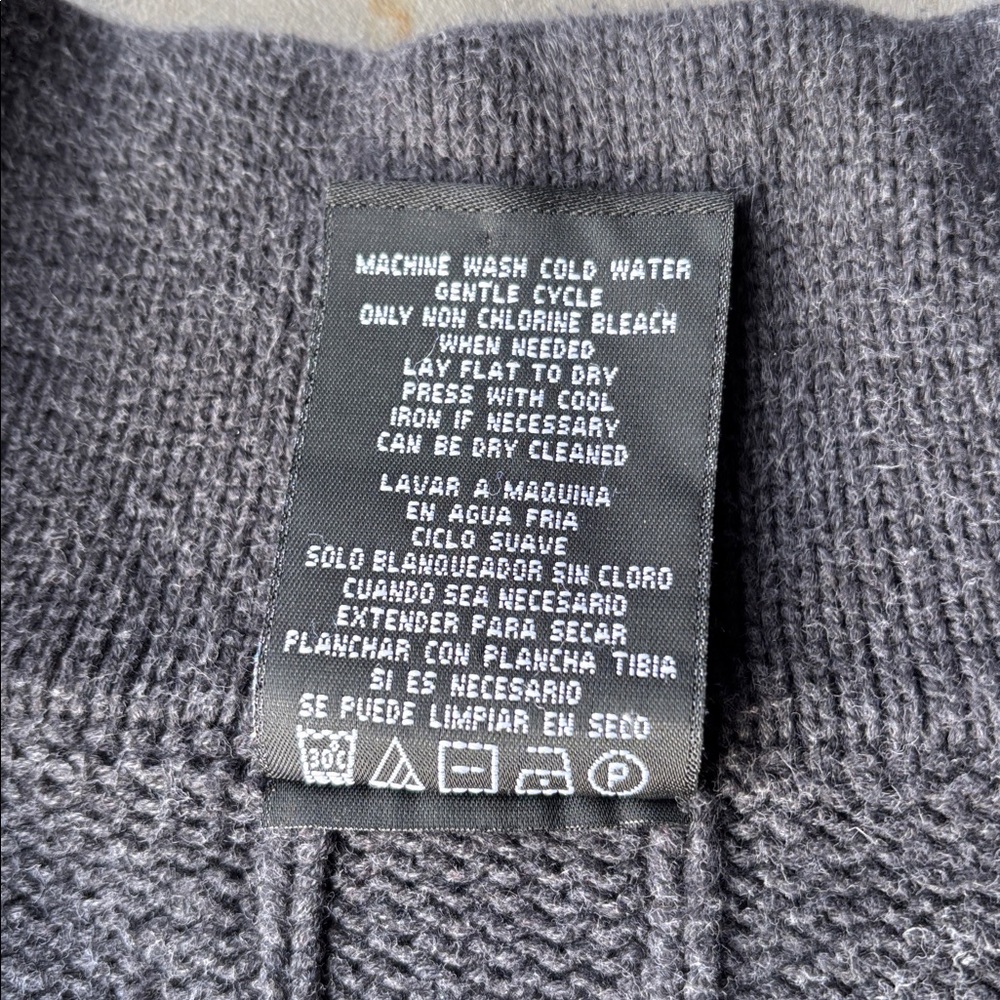 Vintage Polo Jeans Ralph Lauren Quarter Zip Sweater XXL Ribbed Cotton 90s Y2K - Picture 7 of 8